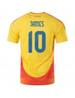 Moške Nogometnih dresov Kolumbija James Rodriguez #10 Domači Copa America 2024 Kratki rokavi